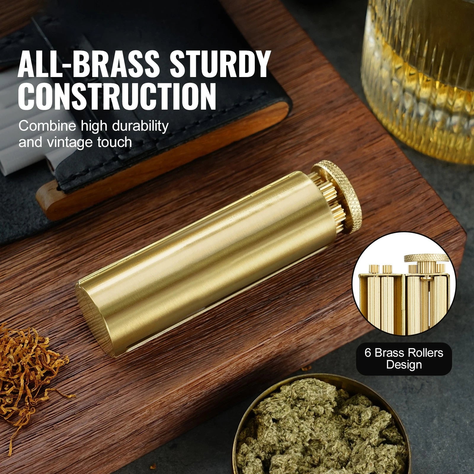 Maskco Premium Herb Roller – Perfect Rolls in Just 3 Easy Steps.